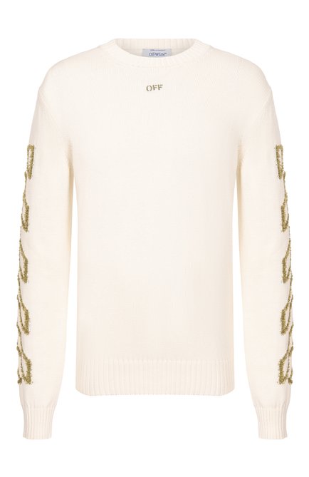 Мужской хлопковый свитер OFF-WHITE, арт. 0MHE087S26KNI001