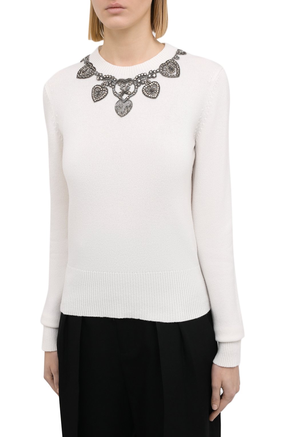 Кашемировый пуловер ALEXANDER MCQUEEN, арт. 641843/Q1ARE, фото 3