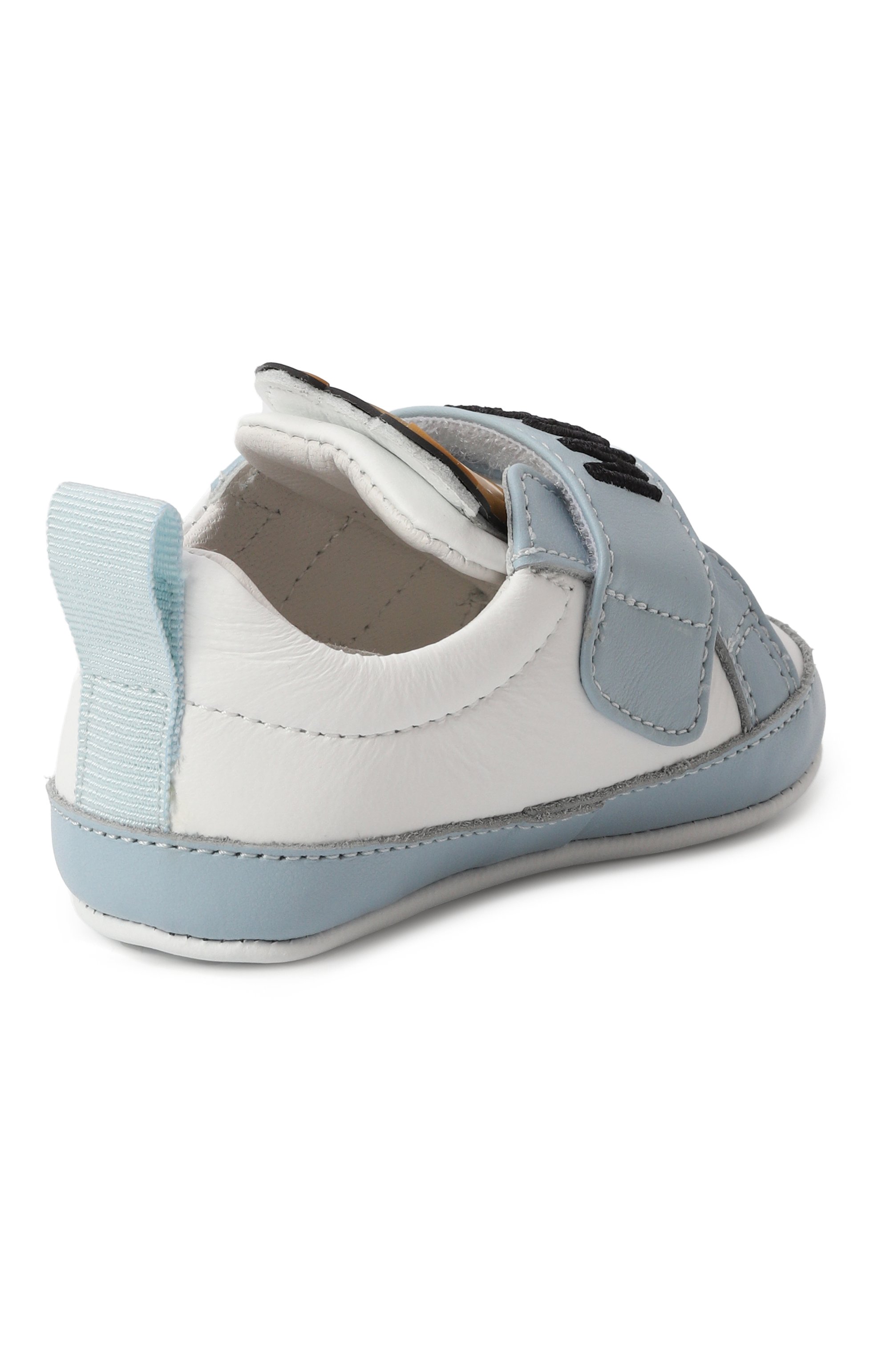 Кожаные пинетки MOSCHINO, арт. 80398/VAR2/15-19, фото 3