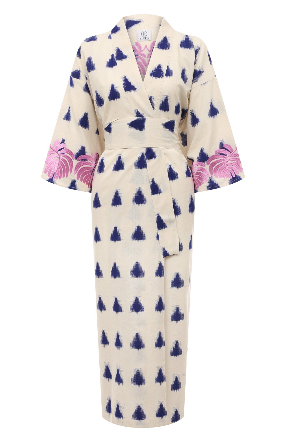 Хлопковое кимоно KLEED LOUNGEWEAR, арт. JAISAL WHITE KIM0N0, фото 1