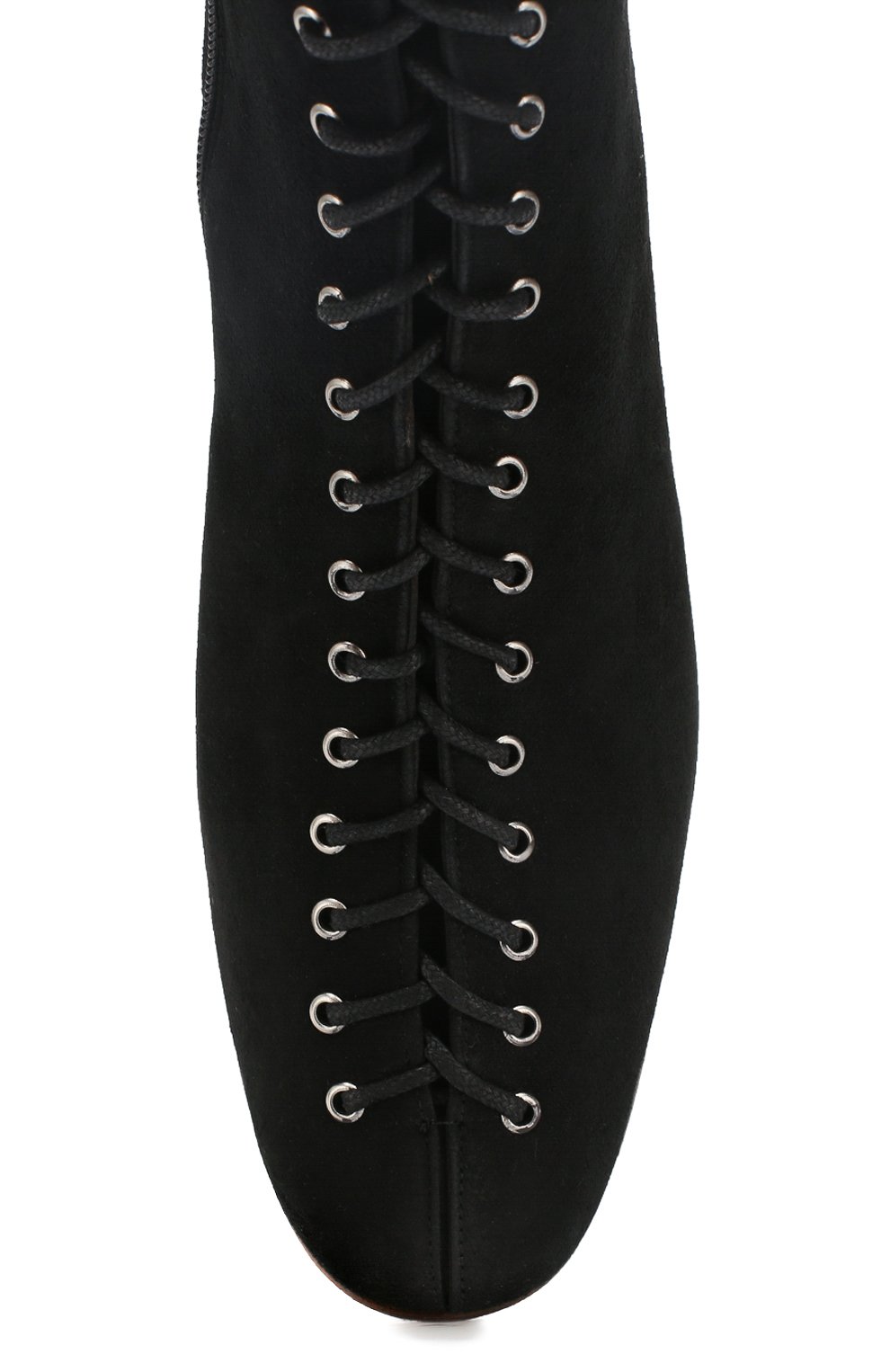 Замшевые ботильоны becca BY FAR, арт. 16603-04-BBLKS, фото 5