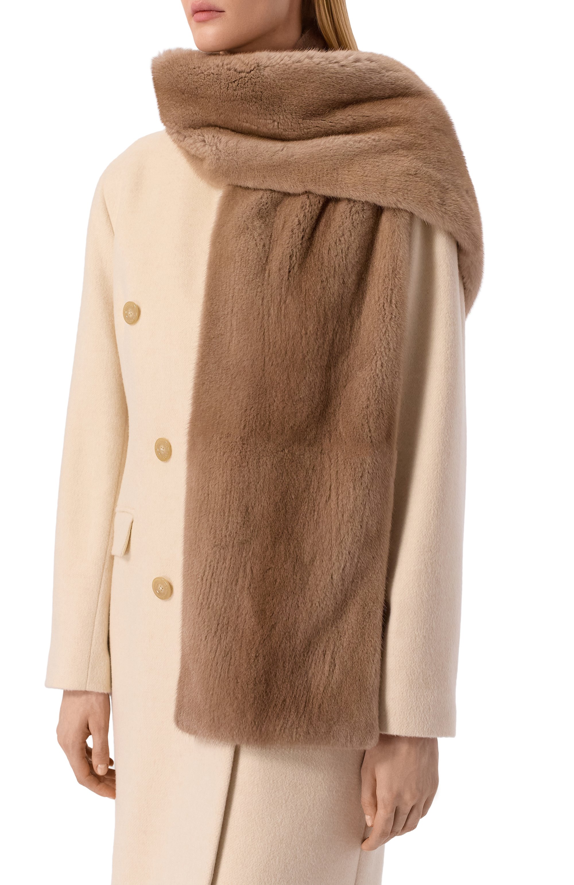 Меховой шарф из норки VICTORIA KUSENKOVA, арт. 501900033030, фото 2