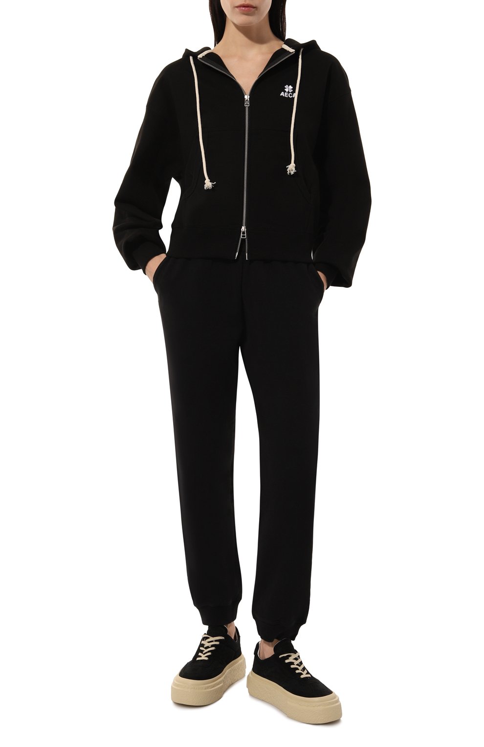 Хлопковая толстовка AECA WHITE, арт. FWCMFWBDTSZSO001C0, фото 2