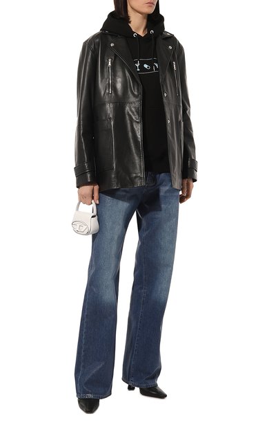 Хлопковое худи SUBTERRANEI черного цвета по цене 30000 руб., арт. P23subss23-029, фото 2 Хлопковое худи SUBTERRANEI, арт. P23subss23-029, фото 2