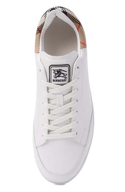 Кожаные кеды set BURBERRY, арт. 8118850, фото 5