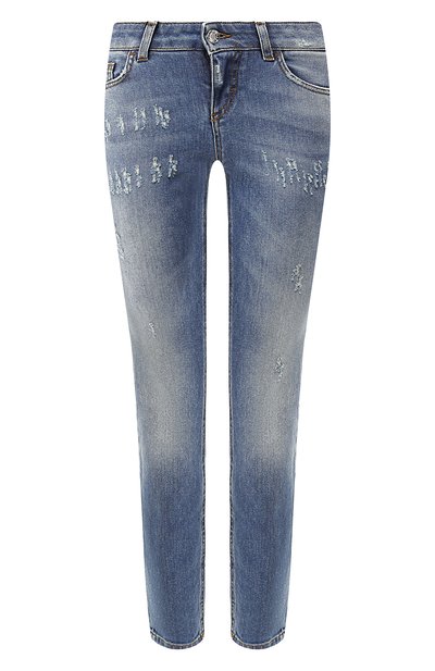 Женские джинсы с потертостями DOLCE & GABBANA, арт. FTAQWD/G897S