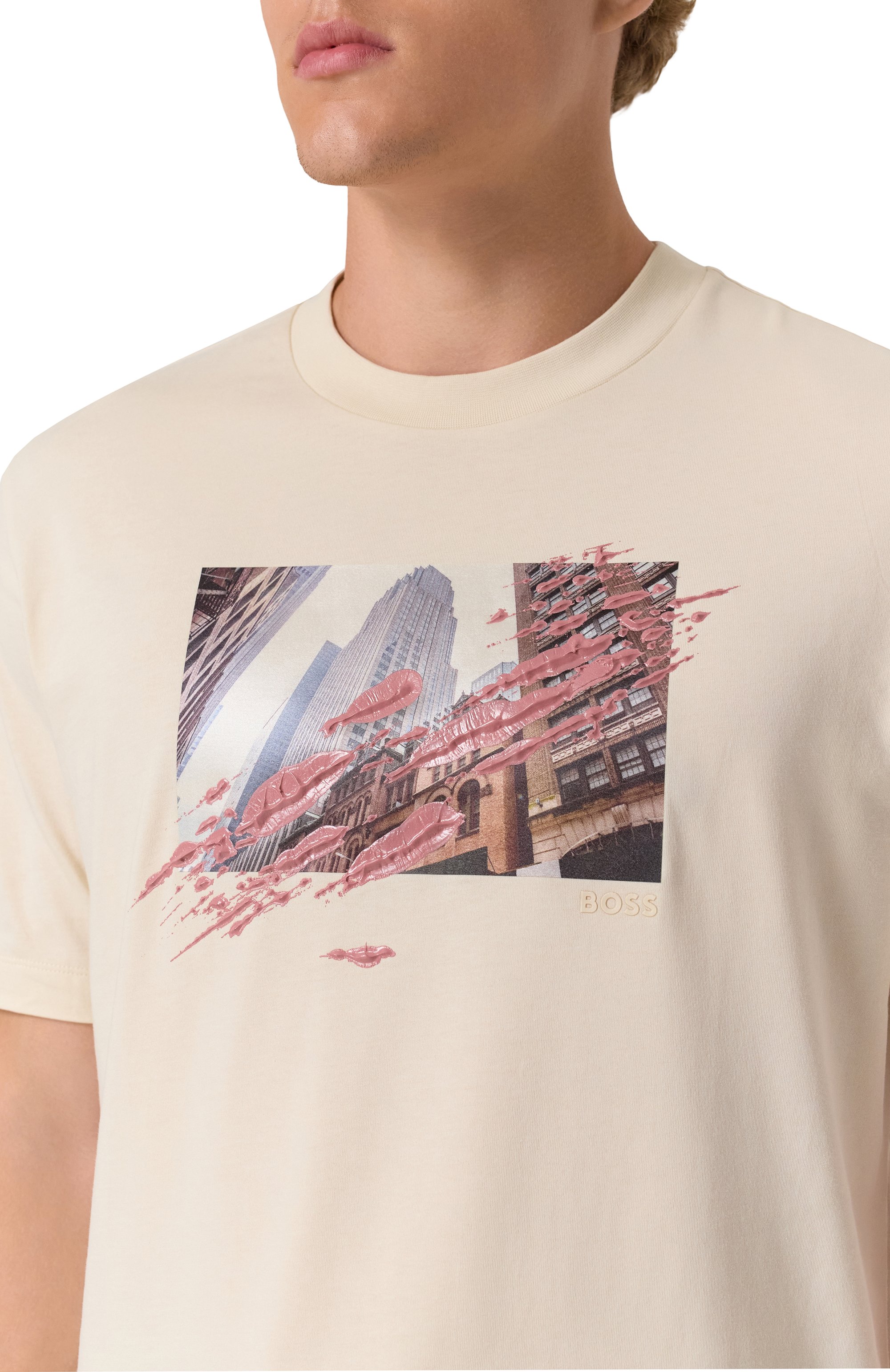 Хлопковая футболка BOSS, арт. 50543447, фото 5