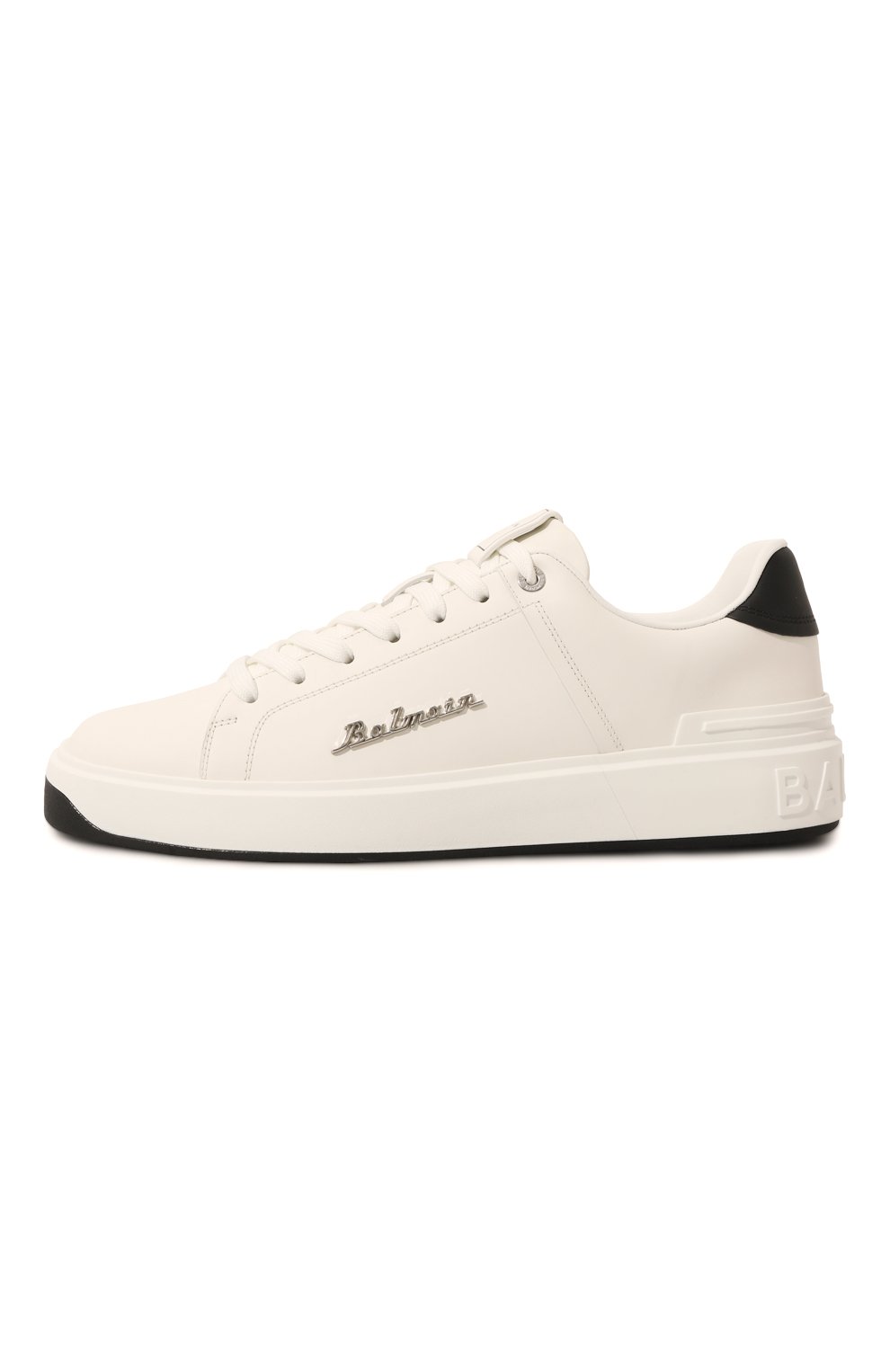 Кожаные кеды b-court BALMAIN, арт. DM1VI288/LTSG, фото 4