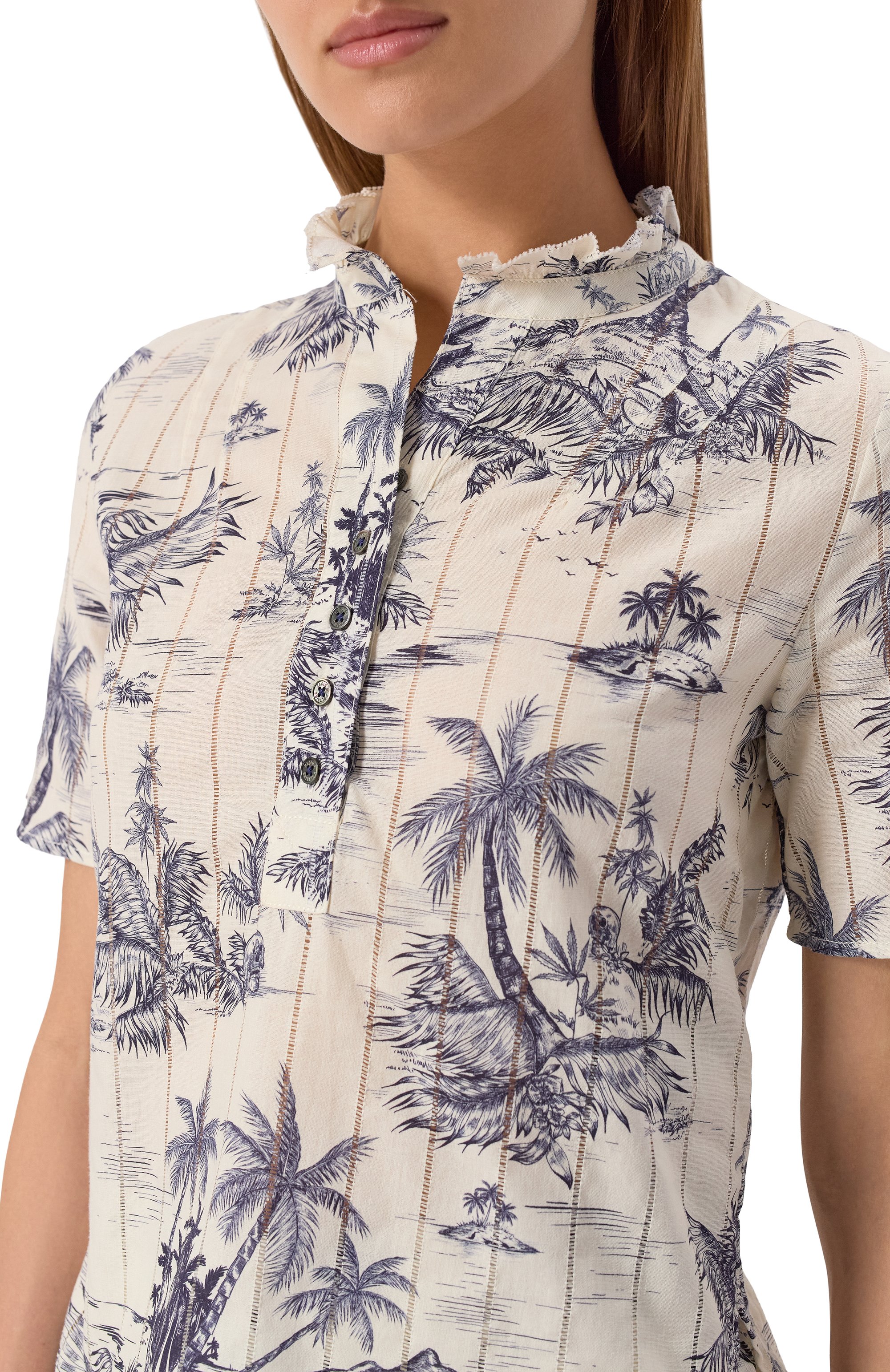 Хлопковое поло ZADIG AND VOLTAIRE, арт. WWT001980, фото 5