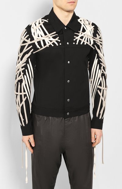 Хлопковая куртка RICK OWENS, арт. RU20S7784/TEEW3, фото 3