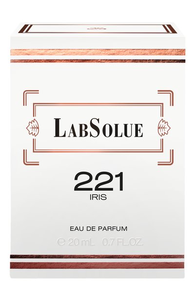 Парфюмерная вода 221 iris (20ml) LABSOLUE, арт. 8011530000851, фото 2