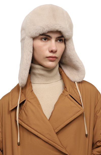 Шапка-ушанка из меха норки VICTORIA KUSENKOVA, арт. 091211212094, фото 2