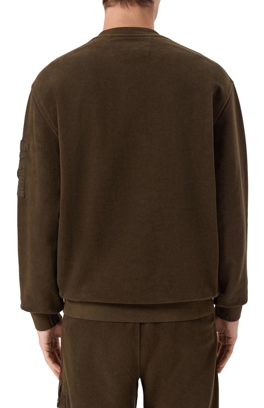 Хлопковый свитшот C.P. Company 19CMSS249A006614G Коричневый  19CMSS249A006614G Фото 4