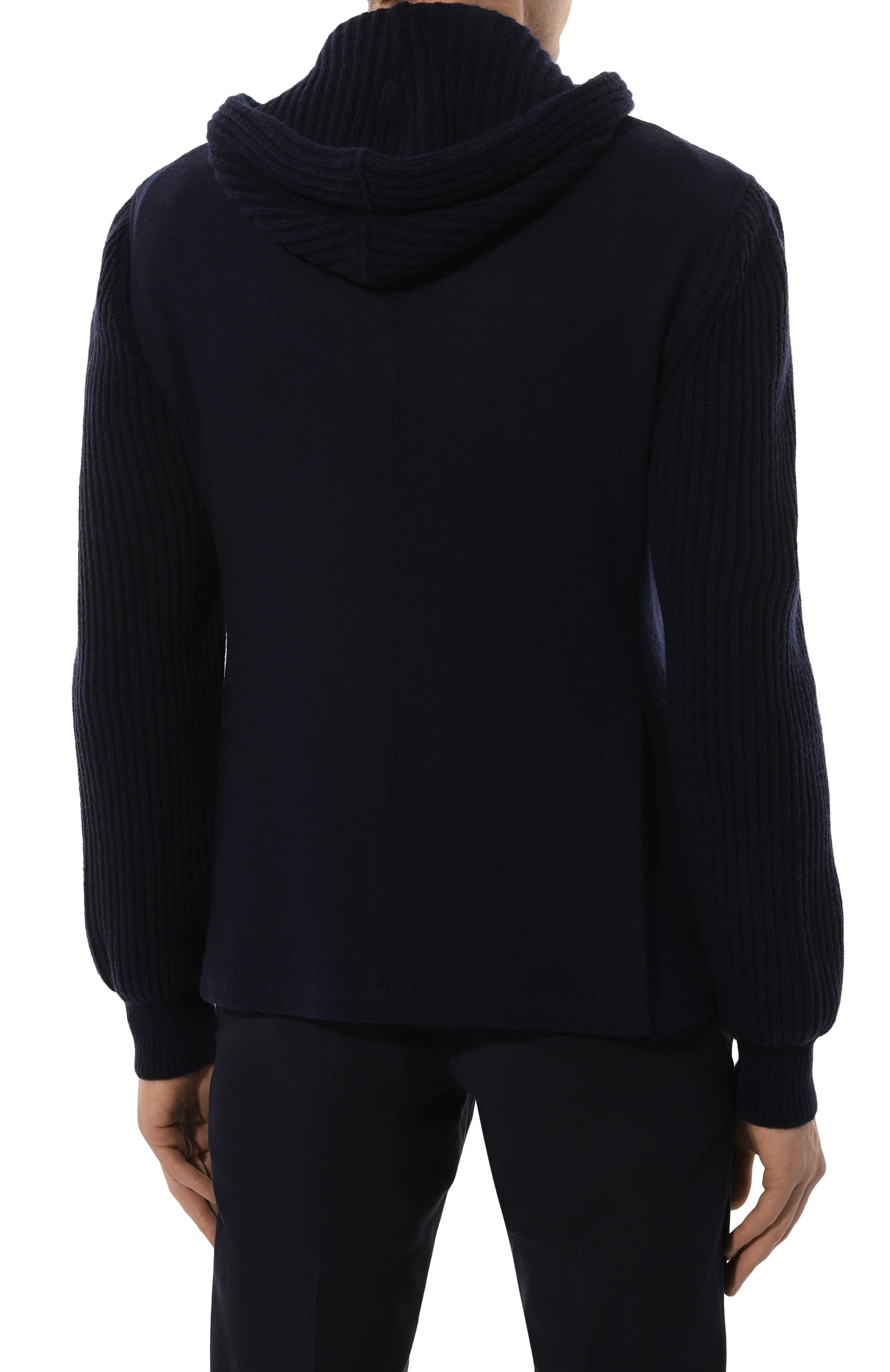 Шерстяной пиджак L.B.M. 1911 темно-синего цвета по цене 97250 руб., арт. 2826/35700, фото 6 Шерстяной пиджак L.B.M. 1911, арт. 2826/35700, фото 6