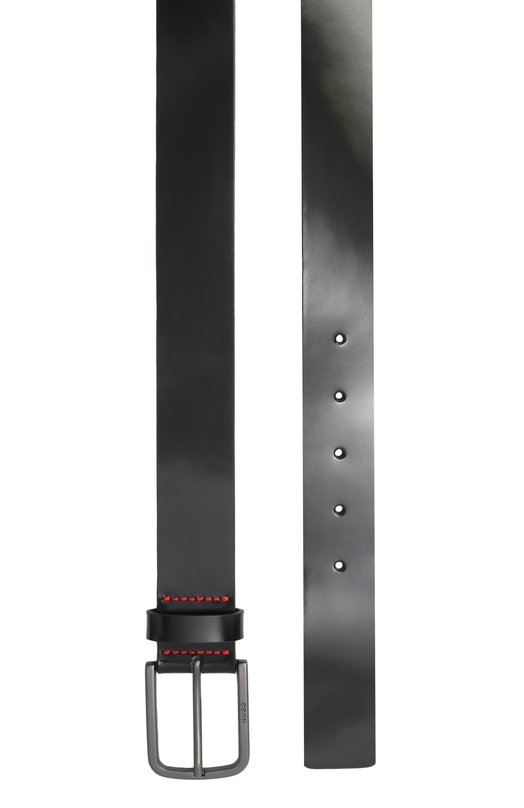 Кожаный ремень HUGO 50548373 Чёрный  50548373 Фото 3