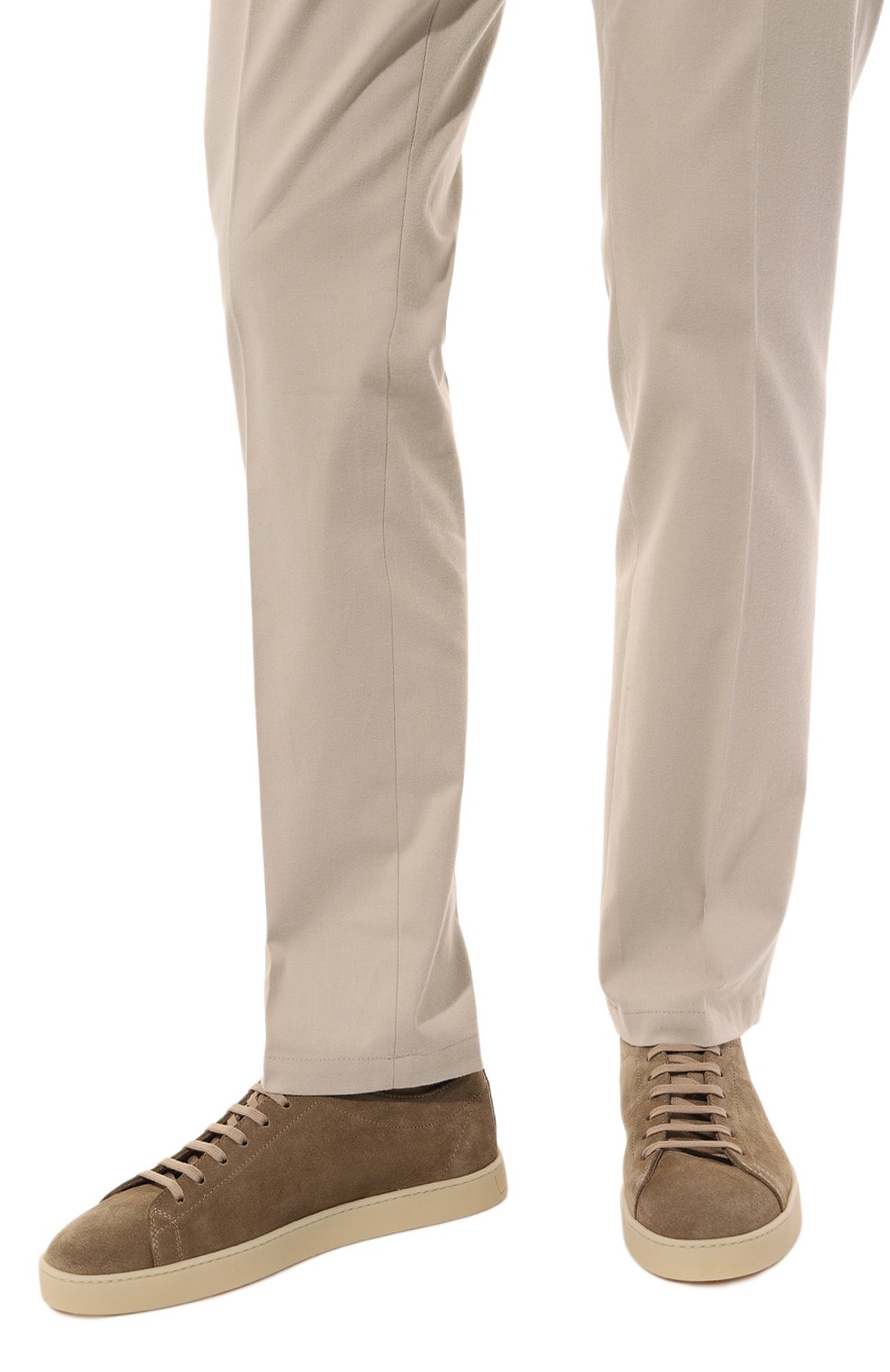 Замшевые кеды BLU BARRETT бежевого цвета по цене 45200 руб., арт. CLI0-12287.3, фото 3 Замшевые кеды BLU BARRETT, арт. CLI0-12287.3, фото 3