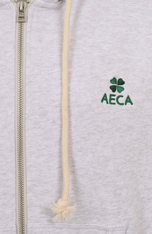 Хлопковая толстовка AECA WHITE AWCMFWBDTSZSO001C0.LIGHT GREY (XL) Серый  AWCMFWBDTSZSO001C0.LIGHT GREY (XL) Фото 6
