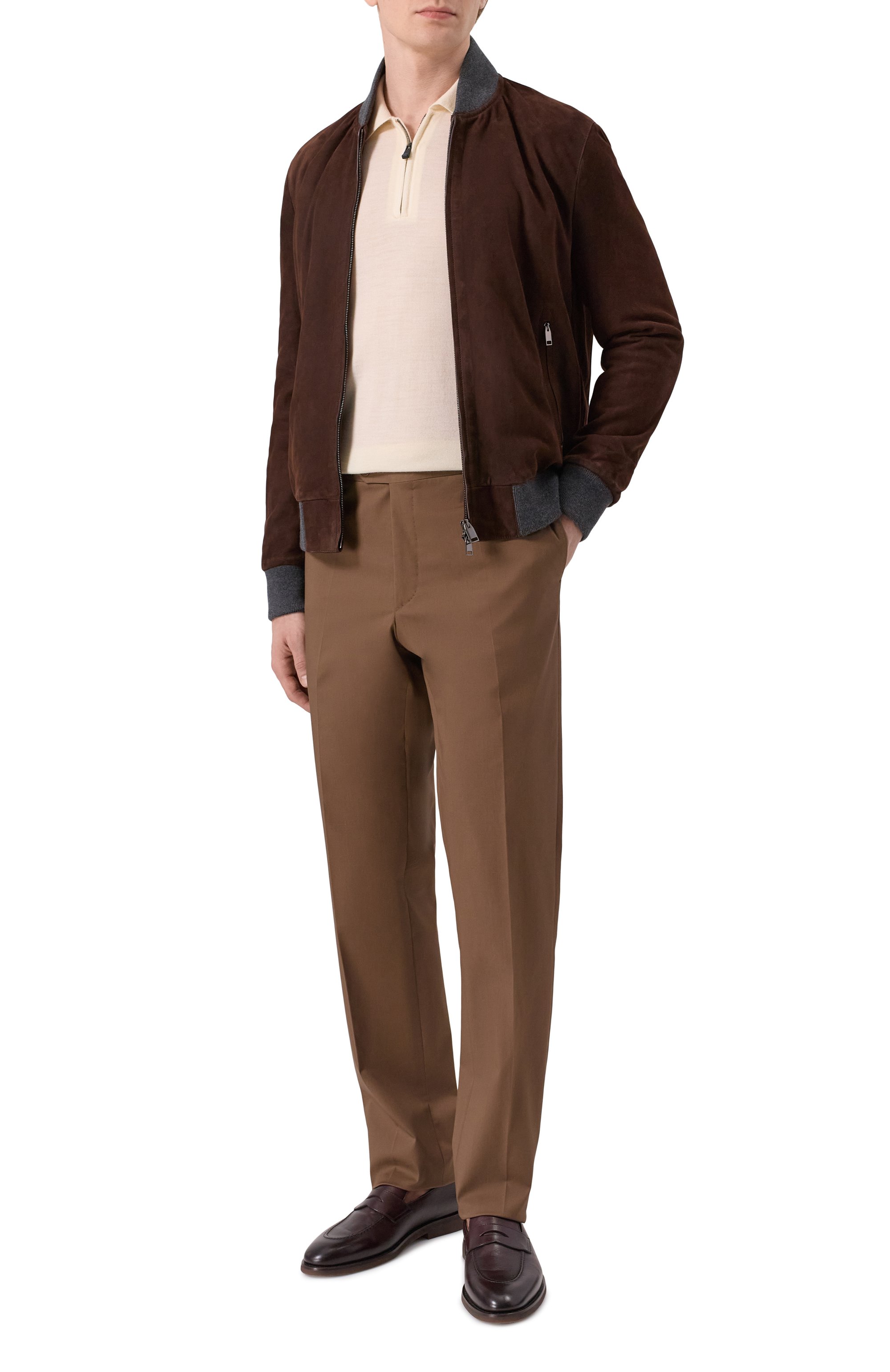 Хлопковые брюки CORNELIANI, арт. 275B01/2714517, фото 2