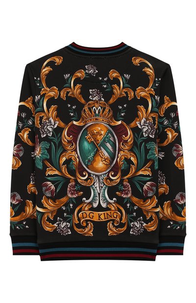 Хлопковый свитшот DOLCE & GABBANA, арт. L4JW0K/G7T0E/8-14, фото 2