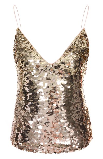 Женский топ с отделкой пайетками MVST, арт. T011/4840