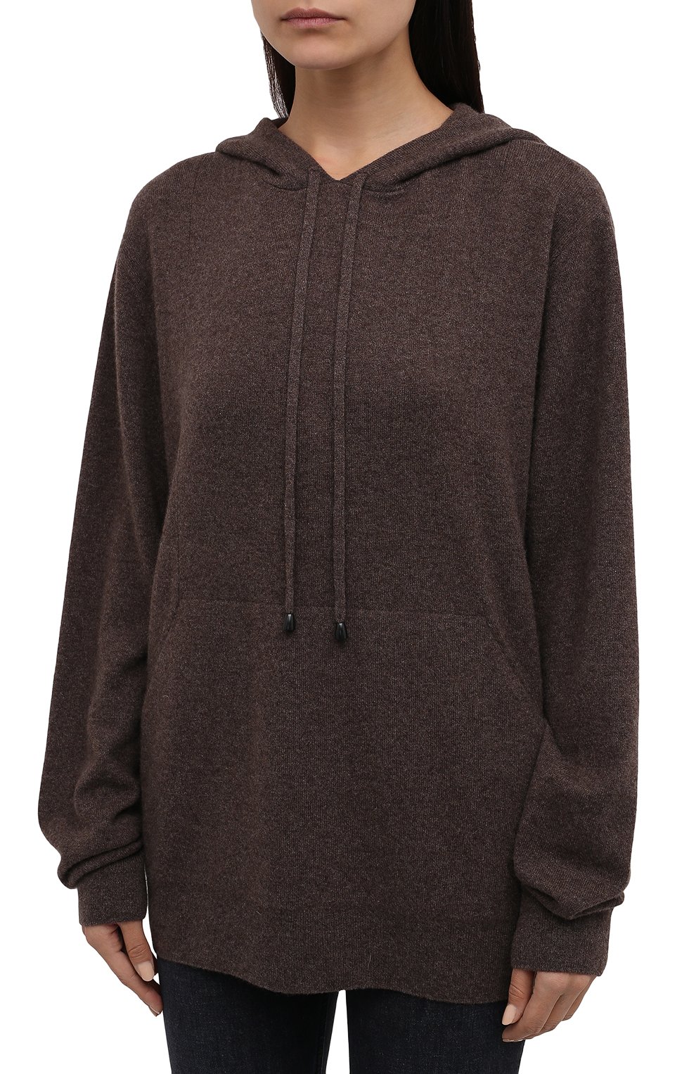 Кашемировое худи DRIES VAN NOTEN коричневого цвета по цене 119000 руб., арт. 212-011225-3701, фото 3 Кашемировое худи DRIES VAN NOTEN, арт. 212-011225-3701, фото 3