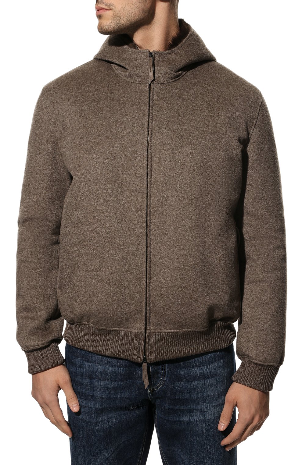 Бомбер с подкладкой из соболя и ласки ANDREA CAMPAGNA, арт. 10400H9FN6951, фото 3