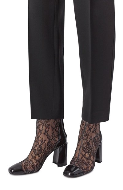 Женские комбинированные ботильоны JIMMY CHOO, арт. KISUCRYSTALAB45DYJ