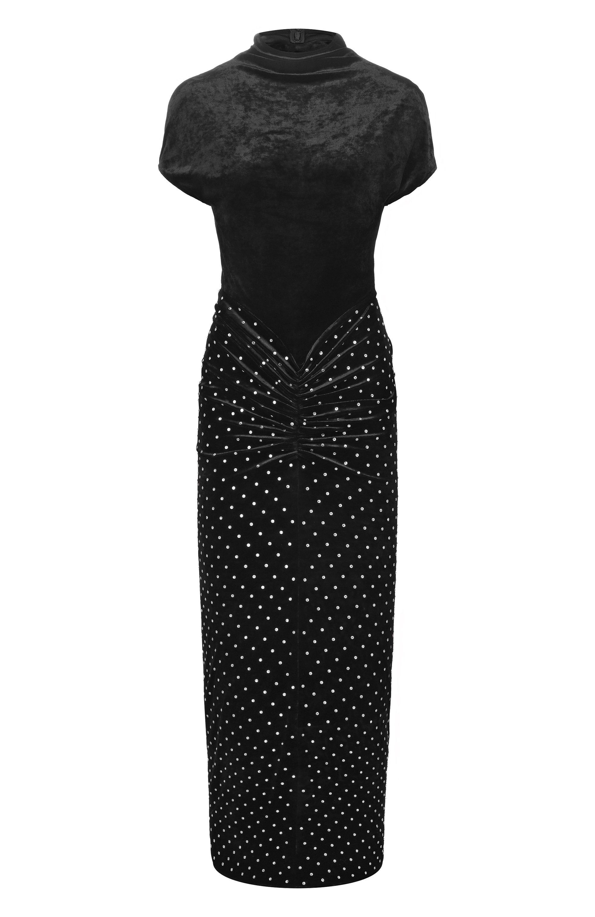 Бархатное платье ALAIA, арт. AA9R2896X094C, фото 1