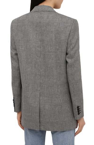 Жакет из шерсти и льна CELINE, арт. 2V47D821H, фото 4