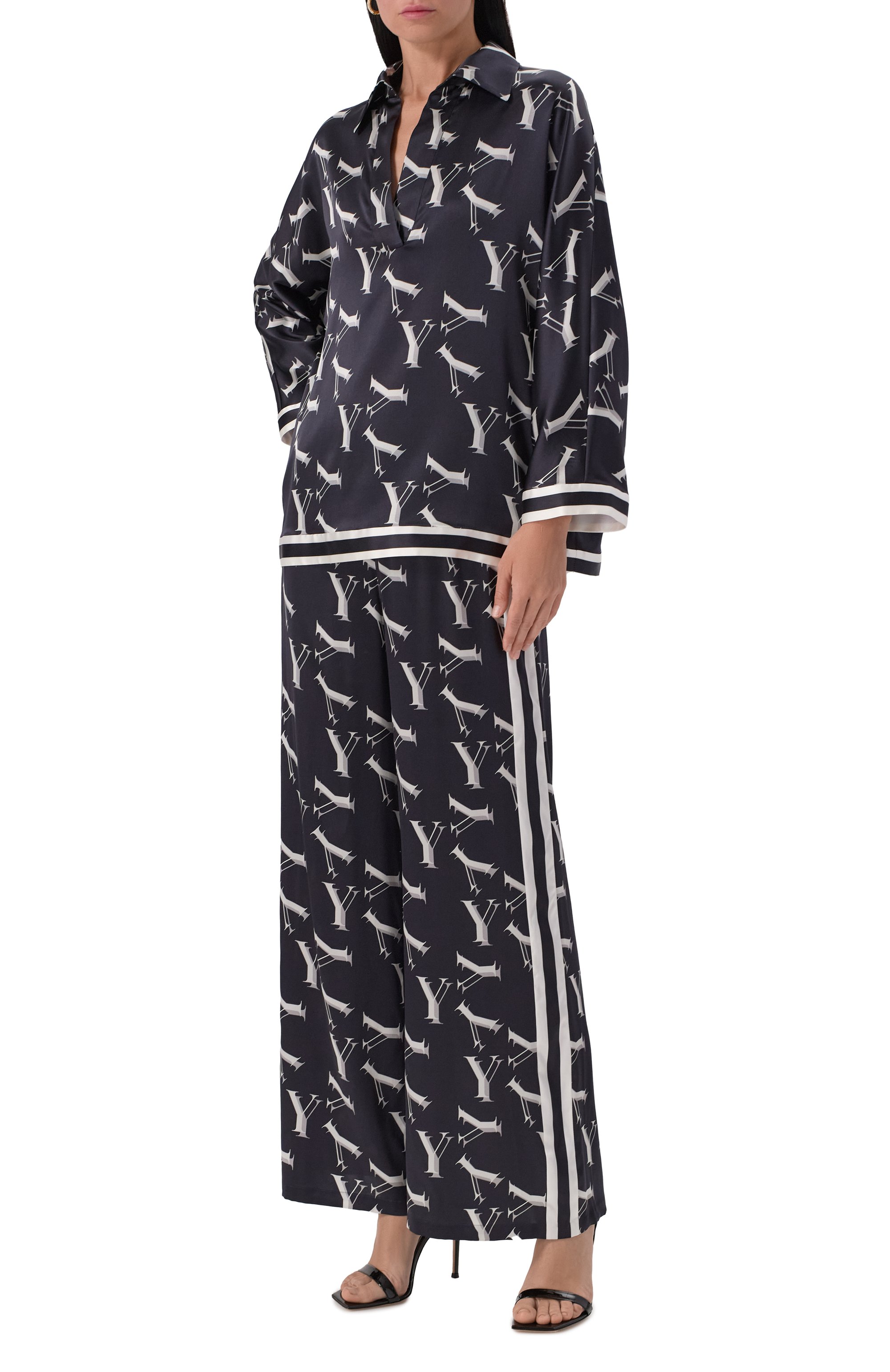 Шелковые брюки YANINA, арт. T-2873, фото 2