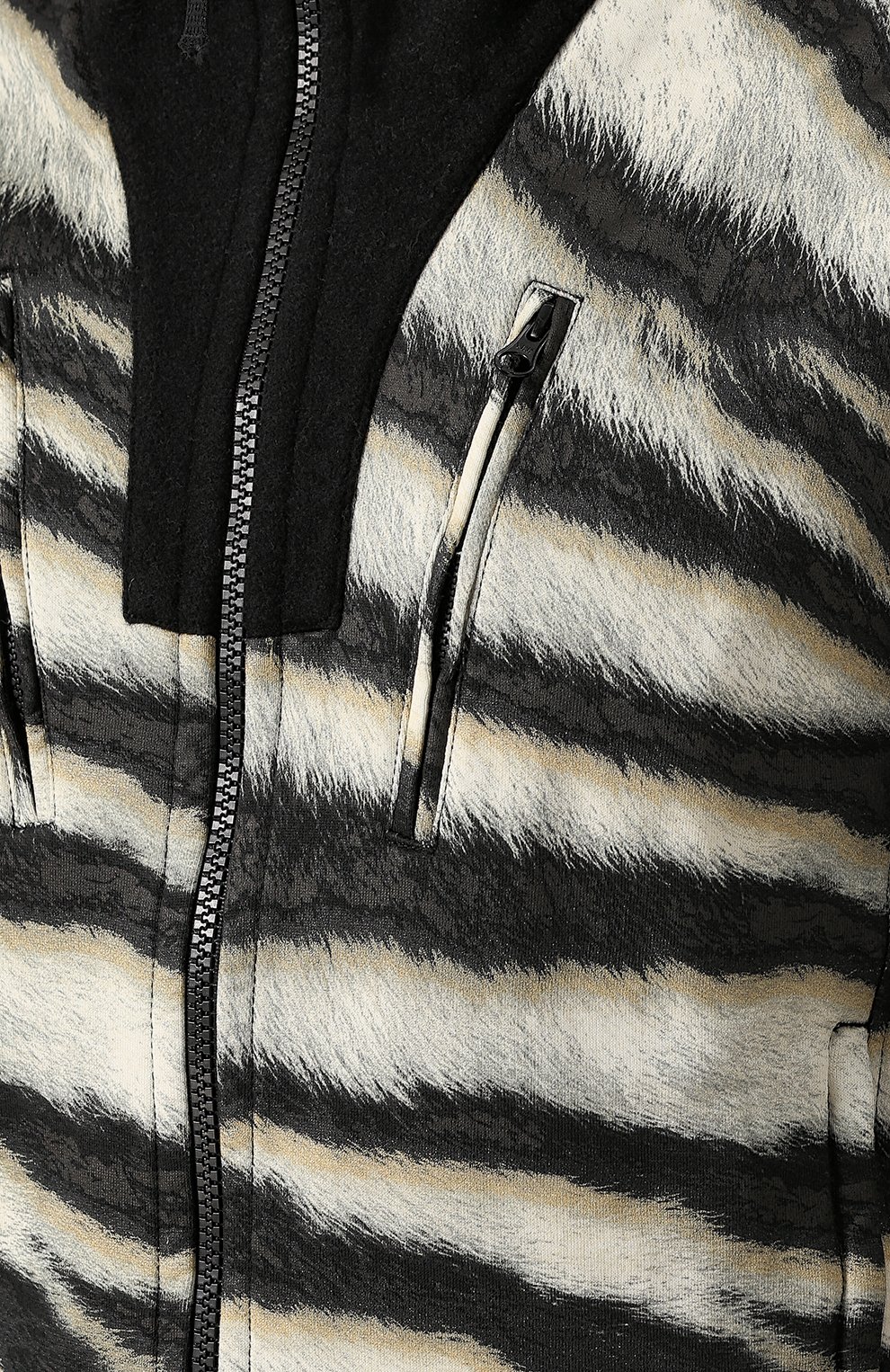 Хлопковая толстовка на молнии с воротником-стойкой и капюшоном STONE ISLAND, арт. 6915652E3, фото 5