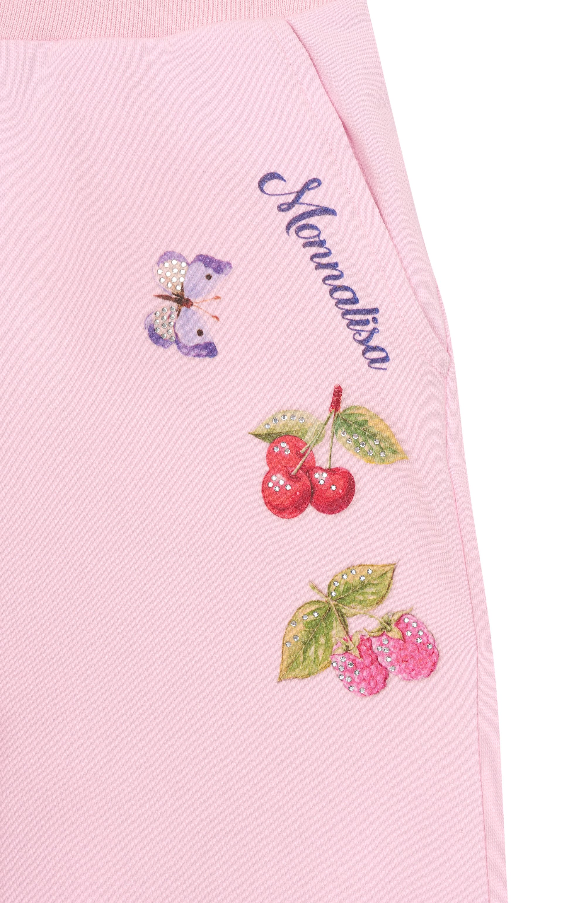 Хлопковые джоггеры MONNALISA, арт. 19E415, фото 3