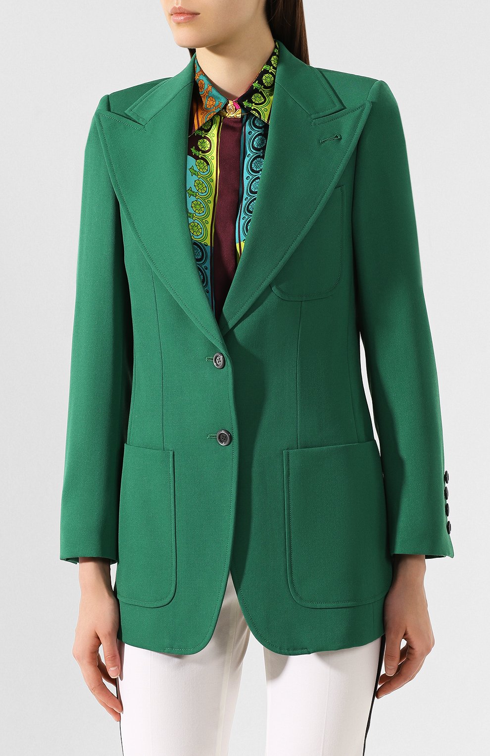 Шерстяной жакет GUCCI, арт. 569971/ZAA7N, фото 3