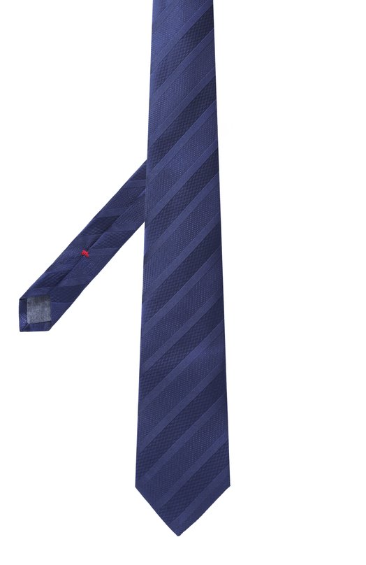 Шелковый галстук Brunello Cucinelli MR8460018 Синий  MR8460018 Фото 3