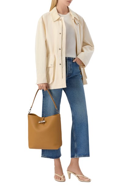 Сумка-тоут le roseau medium LONGCHAMP бежевого цвета по цене 89400 руб., арт. 10315HFP/HFP, фото 3 Сумка-тоут le roseau medium LONGCHAMP, арт. 10315HFP/HFP, фото 3