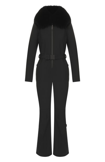 Женский комбинезон с воротником из песца YVES SALOMON, арт. KP003XX/K11G