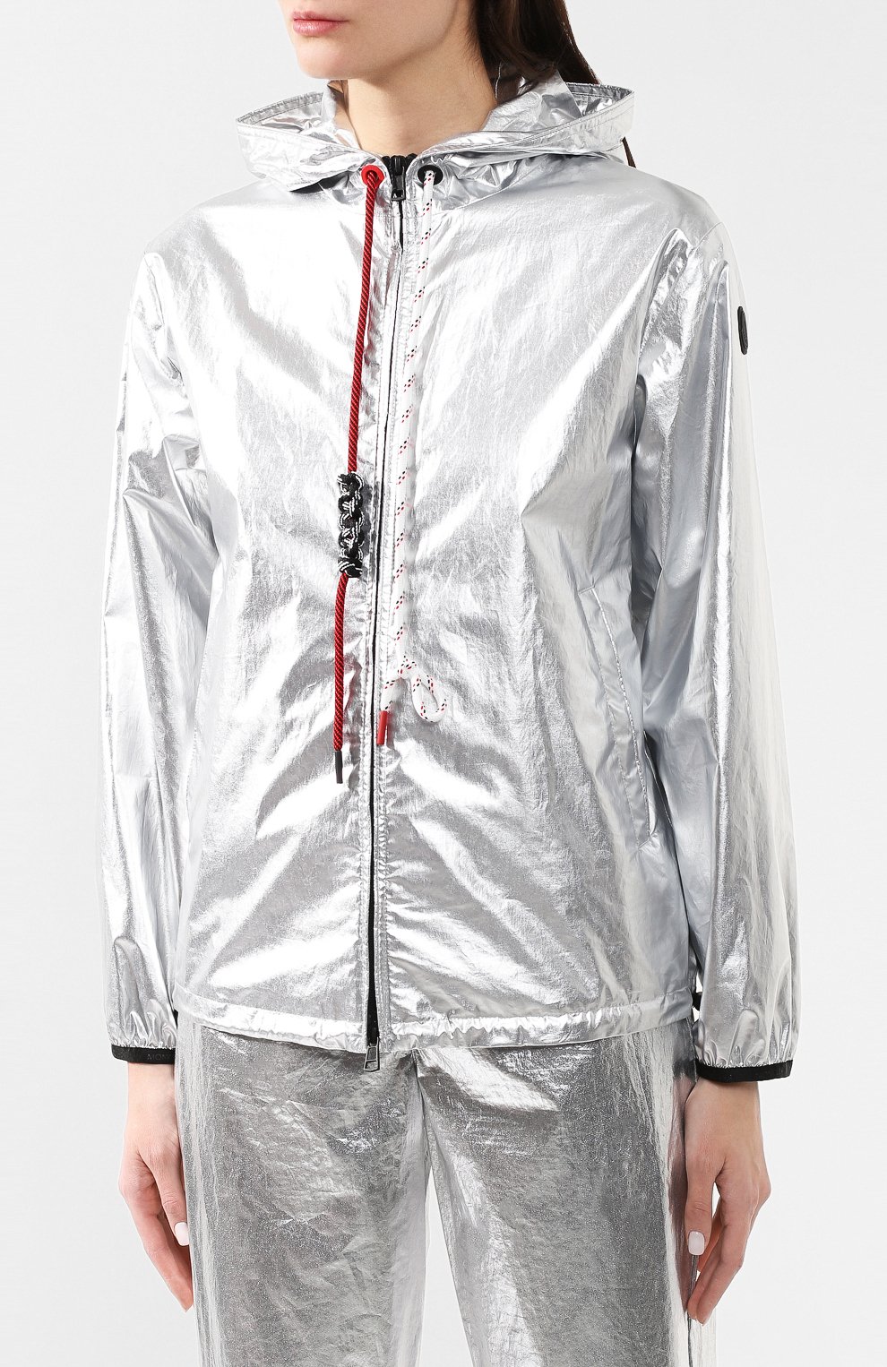 Куртка moncler mikael MONCLER серебряного цвета по цене 69950 руб., арт. E1-093-46037-05-54A2Q, фото 3 Куртка moncler mikael MONCLER, арт. E1-093-46037-05-54A2Q, фото 3