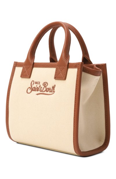 Сумка vanity mini MC2 SAINT BARTH бежевого цвета по цене 32350 руб., арт. VANMI001-01517L/VANITY BAG MINI, фото 4 Сумка vanity mini MC2 SAINT BARTH, арт. VANMI001-01517L/VANITY BAG MINI, фото 4