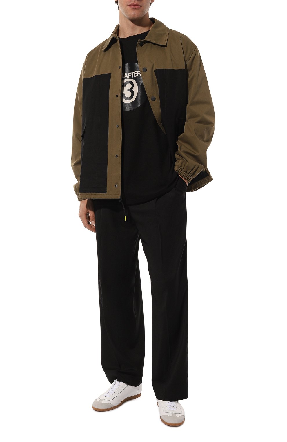 Хлопковая футболка TEE LIBRARY, арт. TC0T-13-BK, фото 2