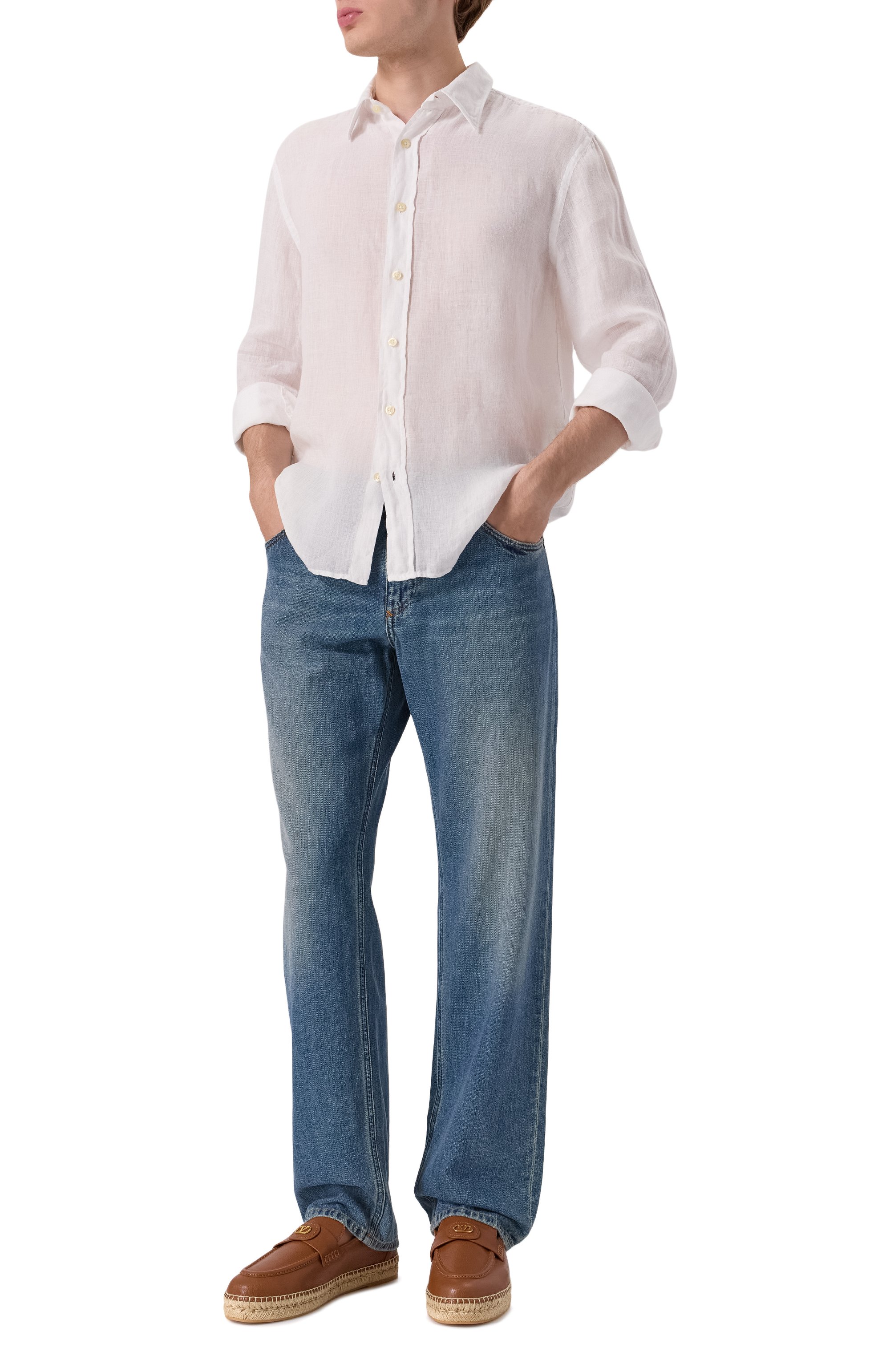 Кожаные эспадрильи palm avenue VALENTINO, арт. 7Y2S0K00/UDX, фото 2