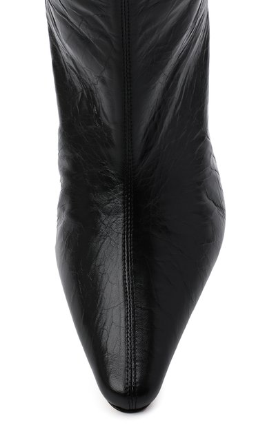 Кожаные сапоги stevie 42 BY FAR, арт. 20PFSVIDBLCRE, фото 5