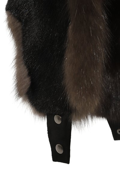 Меховая шапка-ушанка из норки и соболя VICTORIA KUSENKOVA, арт. 332803504235, фото 3