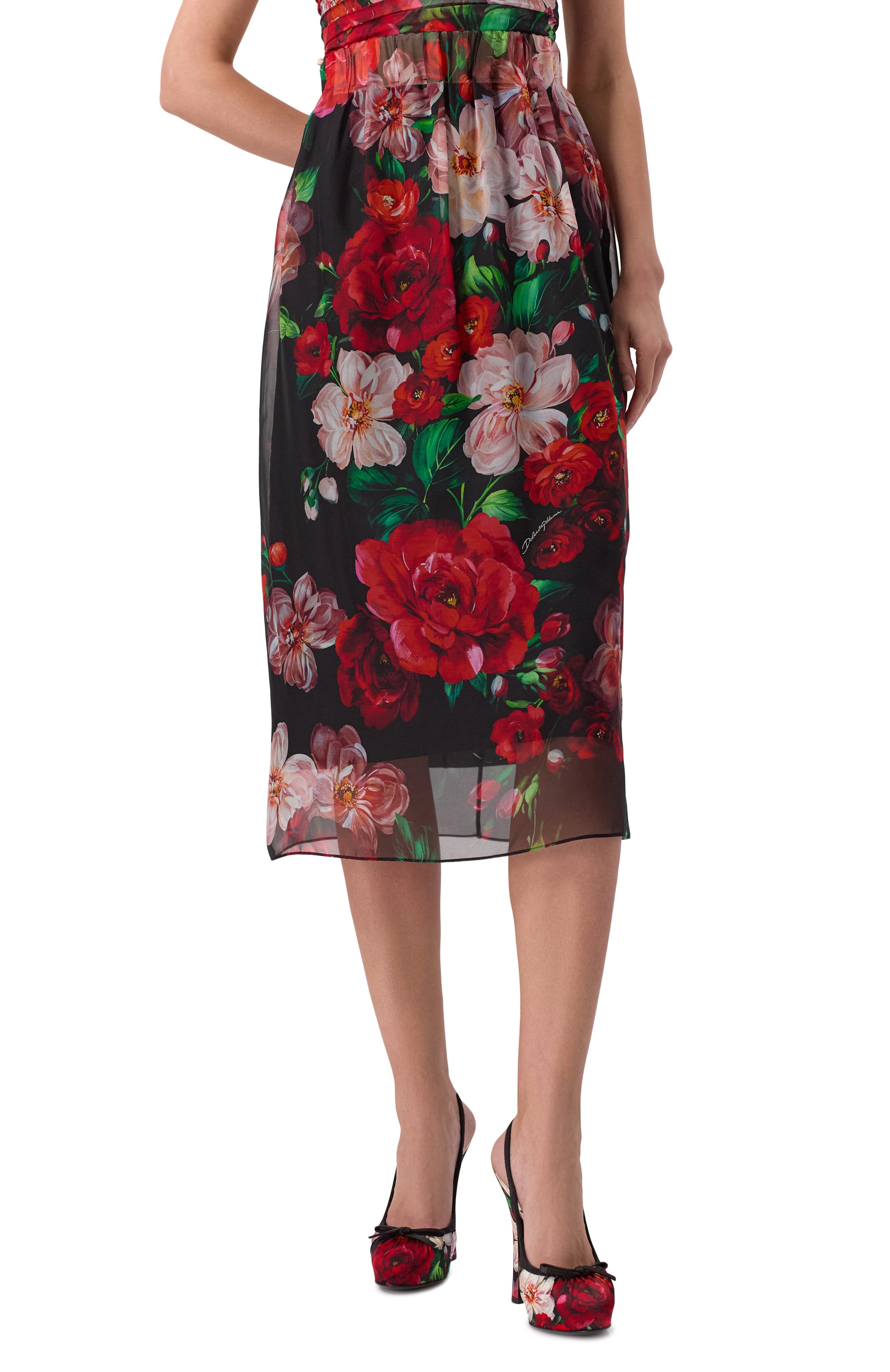 Шелковая юбка DOLCE & GABBANA, арт. F4CNIT/IS1Y6_SET, фото 3