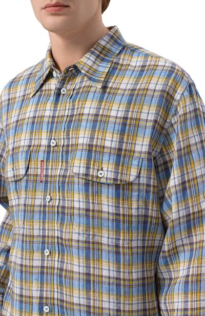 Льняная рубашка DSQUARED2, арт. S74DM1006/D35423, фото 5