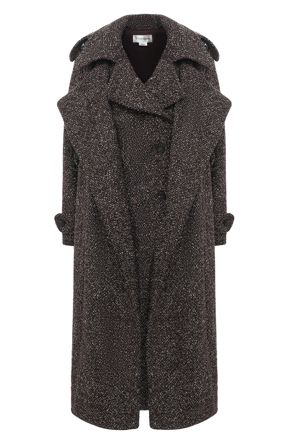 Пальто из шерсти и шелка VICTORIA BECKHAM, арт. 1420WCT001950A, фото 1