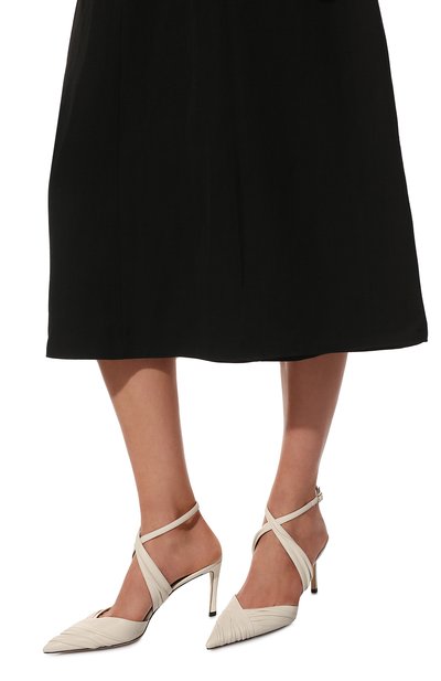 Кожаные туфли basil 75 JIMMY CHOO, арт. BASIL 75/ZSA, фото 3