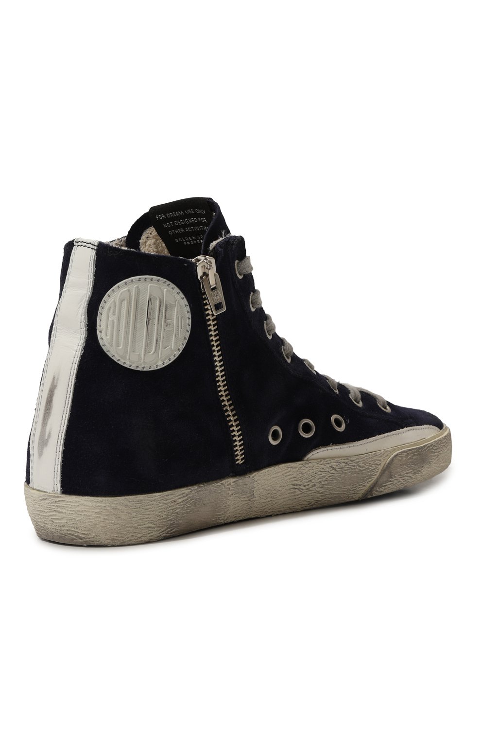 Замшевые кеды francy GOLDEN GOOSE DELUXE BRAND, арт. GWF00113.F000322, фото 5