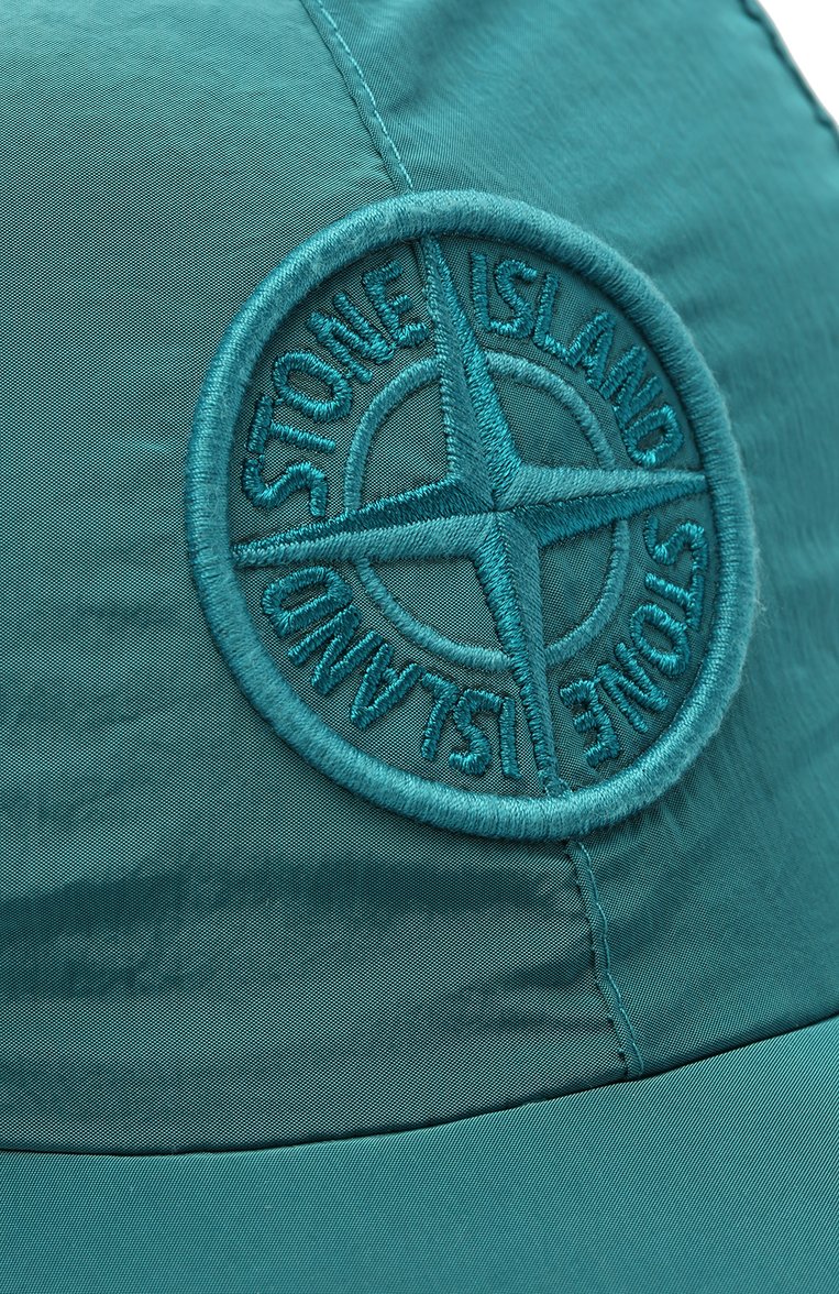 Мужская бейсболка STONE ISLAND бирюзового цвета, арт. 741599576 | Фото 3 (Материал: Текстиль, Синтетический материал; Нос: Не проставлено)