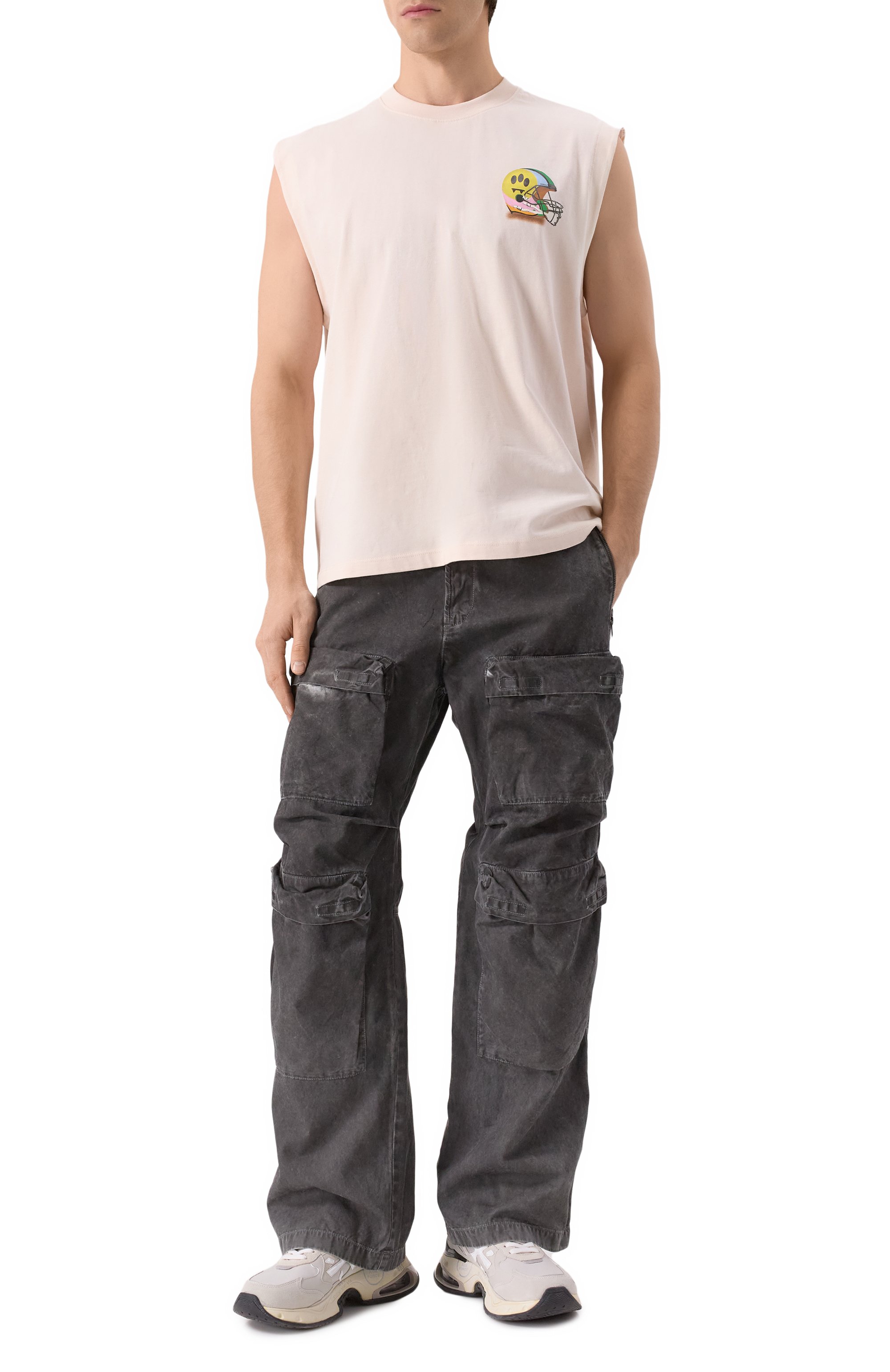 Хлопковая майка BARROW, арт. S5BWMATH144, фото 2