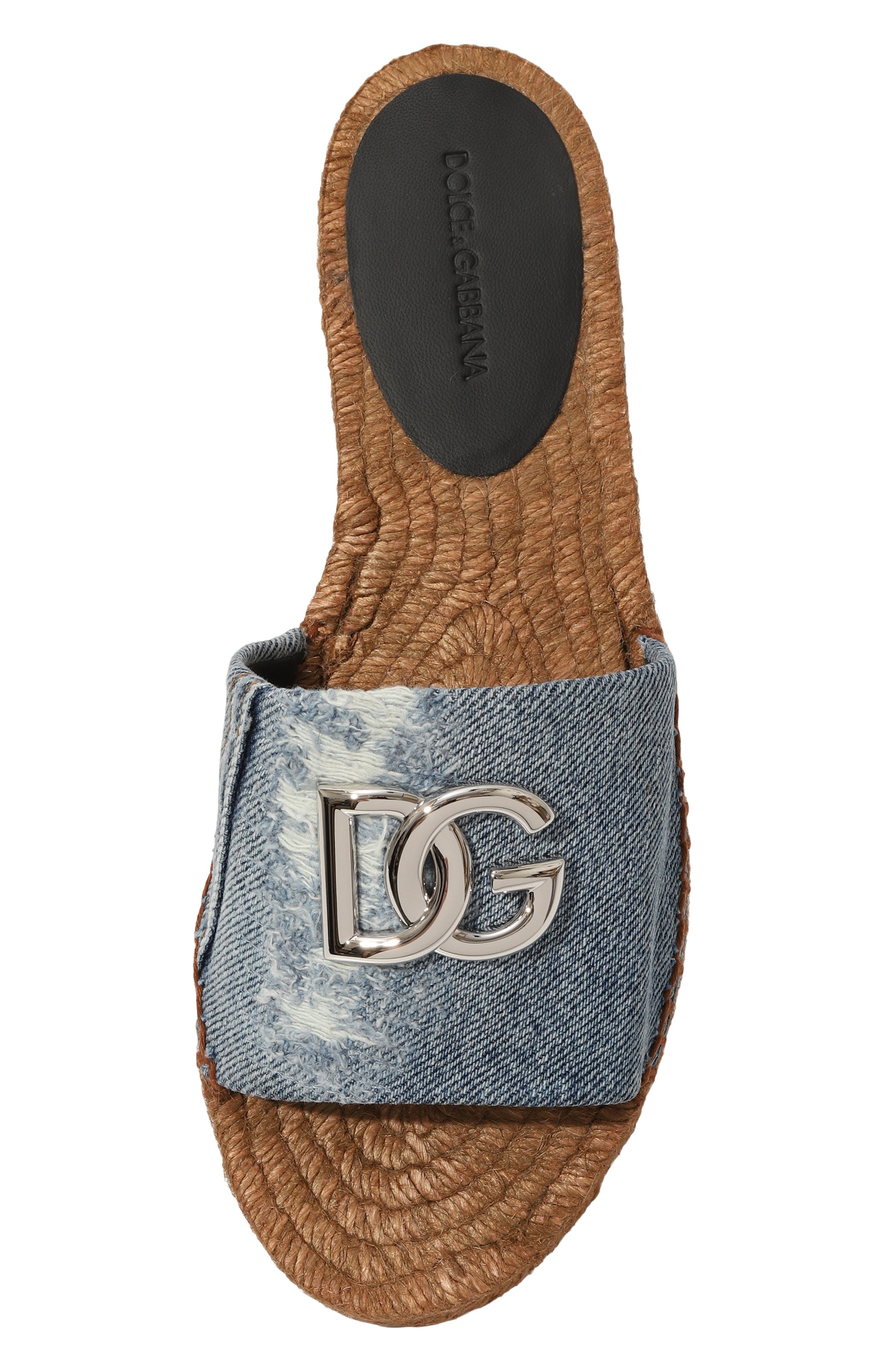 Текстильные шлепанцы DOLCE & GABBANA, арт. CE0124/AS004, фото 6